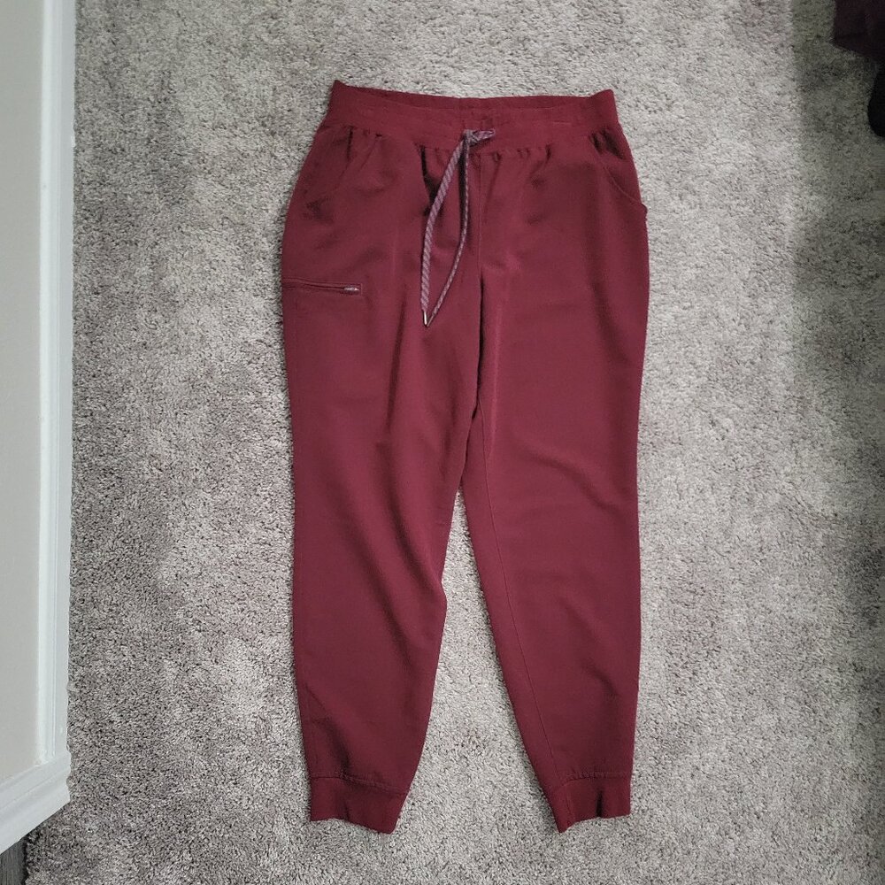 Jaanuu Wine Large Scrub Jogger Bottoms